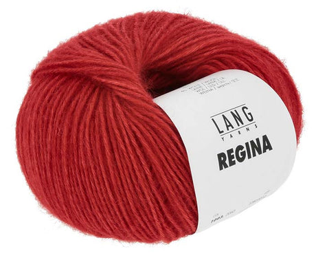 Lang Regina -  Red (Color #60) - FULL BAG SALE (5 Skeins) on sale at 55-60% off at Little Knits