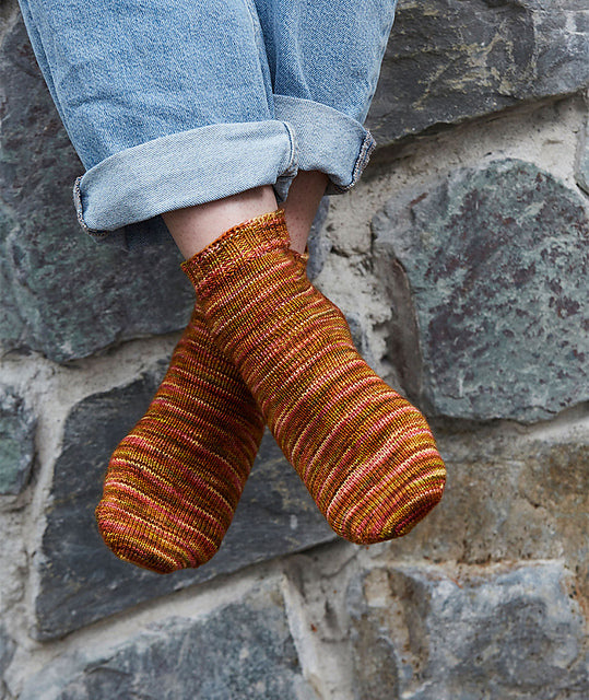 A Churchmouse Yarns and Teas Pattern - Oxford Socks (PDF)