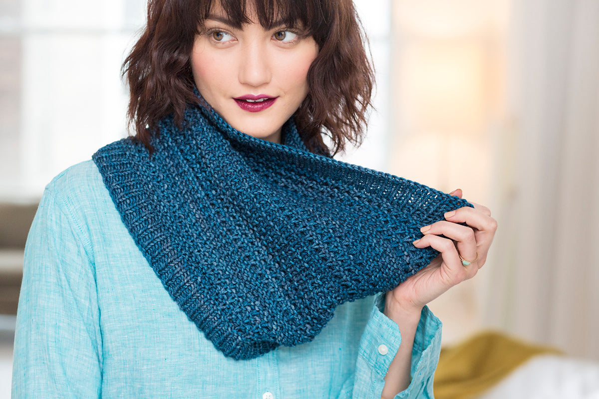 A Malabrigo Rios Pattern - Waterfront Cowl - Free with Purchase of two skeins of Rios - one per customer (Print Copy)