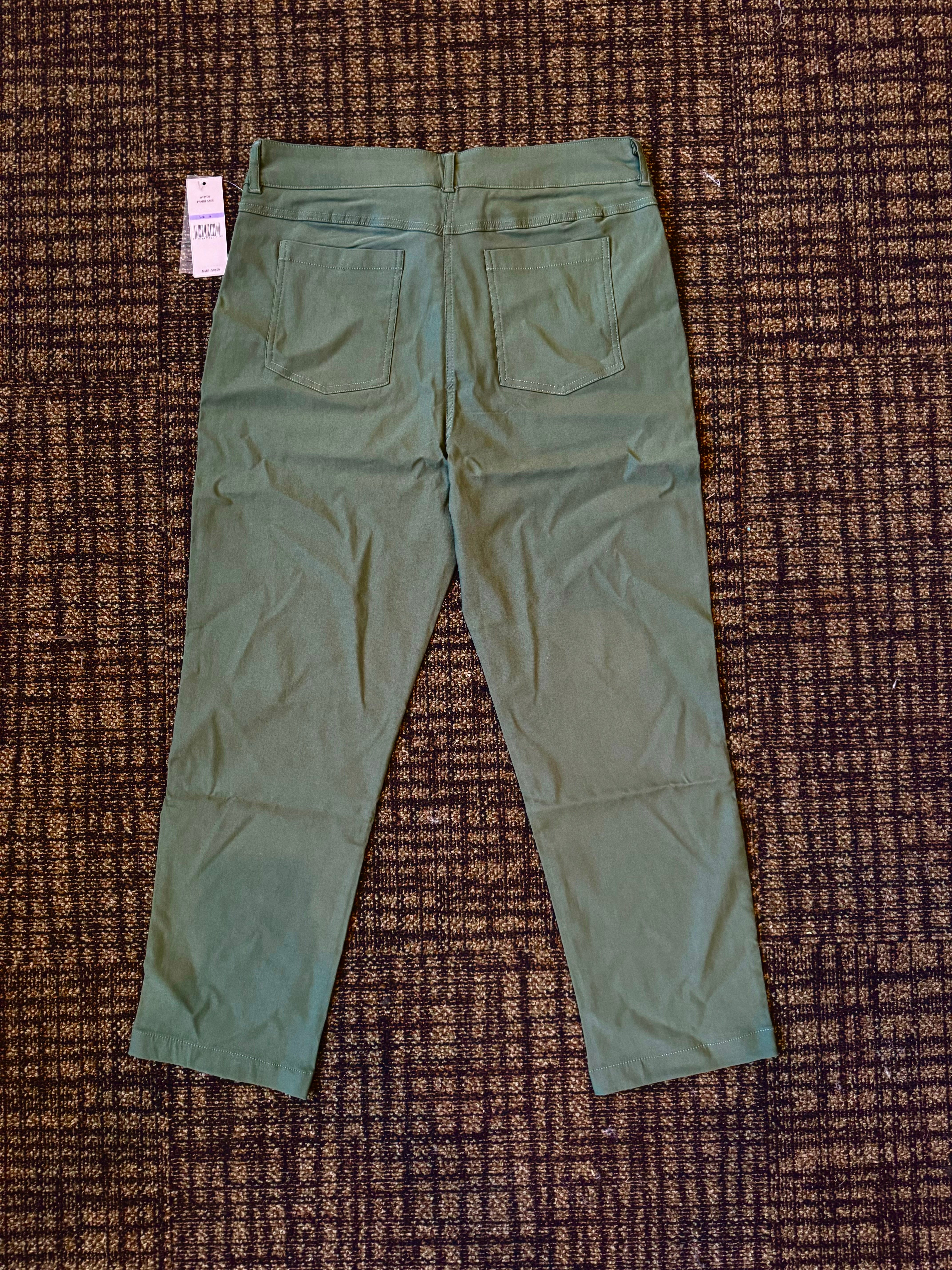 New With Tags, Nanette Nanette Lepore Women's Freedom Stretch Flattering Pant with Slit Back Pockets