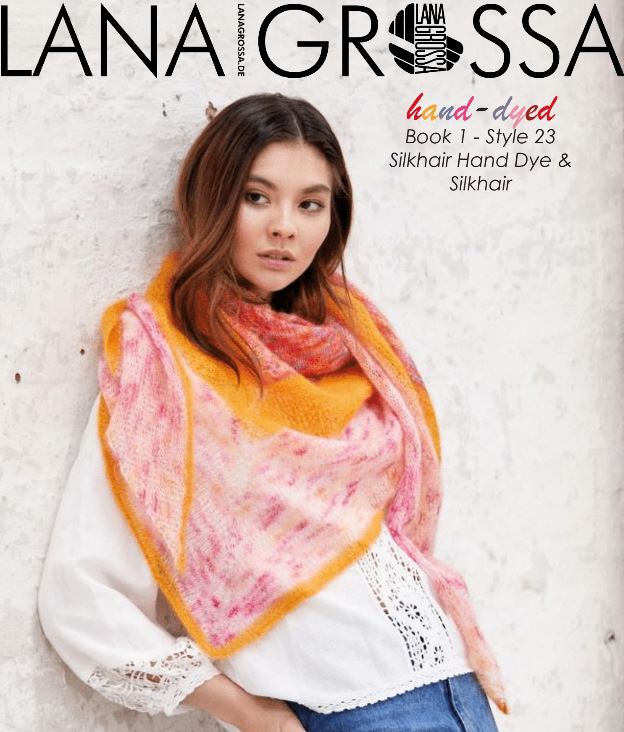 A Lana Grossa SilkHair Pattern - Shawl 1-23 (PDF)