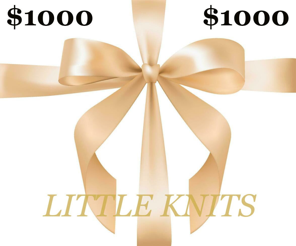 $1000 Gift Certificate - We Gift an Additional $50 to the Total