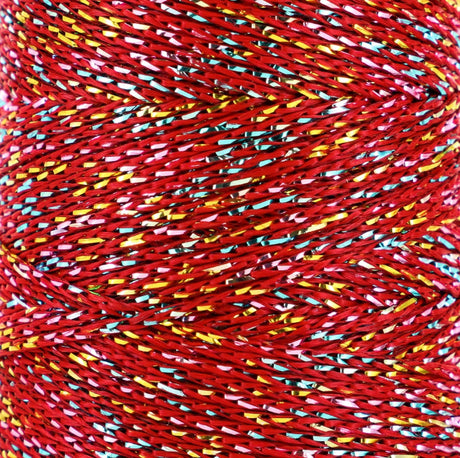 Skacel Vegas Color - Red Multi Metallic (Color #110) - FULL BAG SALE (5 Skeins)