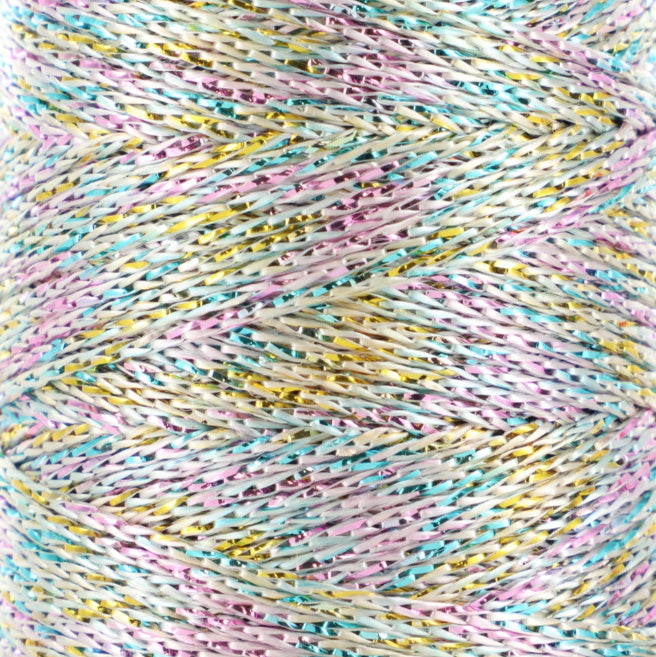 Skacel Vegas Color - White Multi Metallic (Color #111) - FULL BAG SALE (5 Skeins)