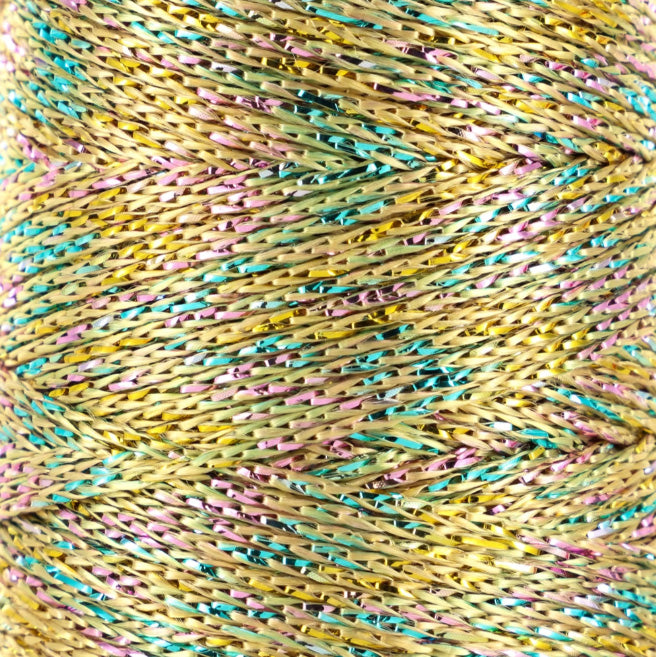 Skacel Vegas Color - Gold Multi Metallic (Color #112) - FULL BAG SALE (5 Skeins)