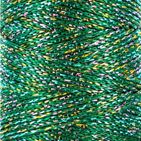 Skacel Vegas Color - Green Multi Metallic (Color #117) - FULL BAG SALE (5 Skeins)