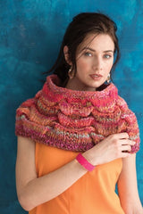 A Noro Ginga Pattern - Dimensional Tuck Stitch Cowl (PDF)