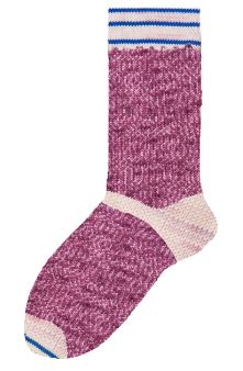 Lana Mia One 4 Two Gedifra Sock Yarn - Grape'licious (Color #1455)