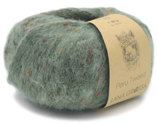 Lana Grossa Peru Tweed - Moss (Color #15)