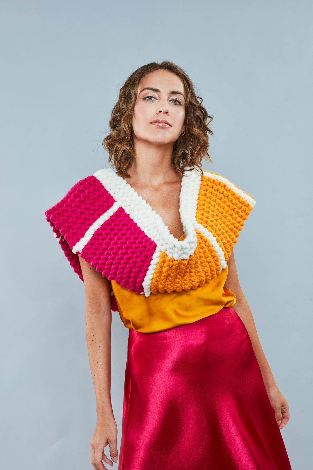 z FREE Amano Yana XL Pattern - Paola Colorblock Cowl (PDF)