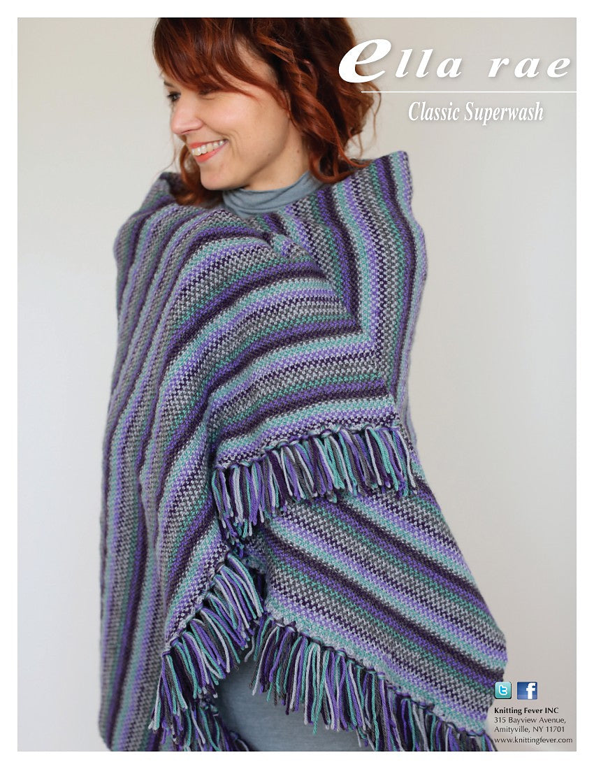 An Ella Rae Superwash Classic Pattern - Woven Stitch Blanket - FREE LINK IN DESCRIPTION, No Need to Add to Cart