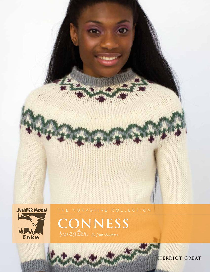 A Juniper Moon Farm Herriot Great Pattern - Conness Sweater (PDF)