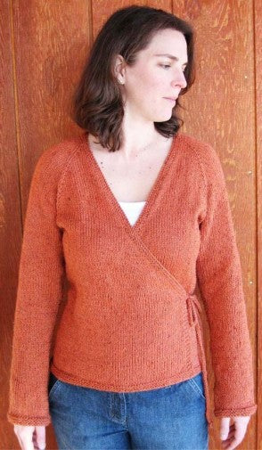 Knitting Pure and Simple - Neckdown Wrap Cardigan