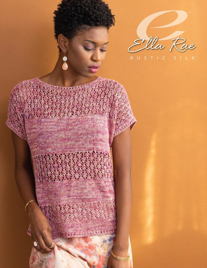 An Ella Rae Rustic Silk Pattern - Alina Top (PDF)