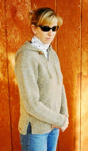 Knitting Pure and Simple - Neckdown Hooded Tunic for Women