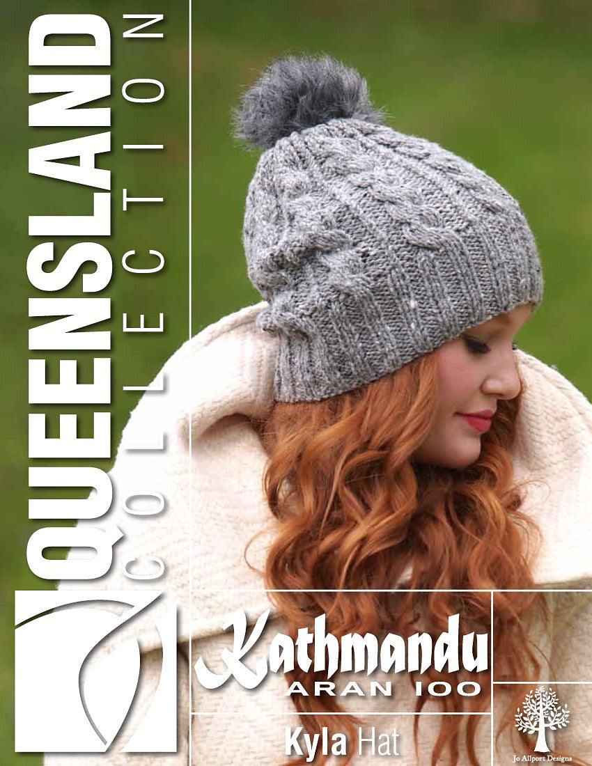 A Queensland Kathmandu Aran Pattern - Kyla Hat (PDF)