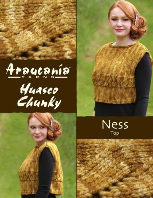 Ness Top - Free Download with Huasco Chunky Purchase of 4 or more skeins