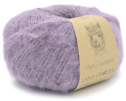 Lana Grossa Peru Tweed - Lilac (Color #18) - TEN SKEIN BAGS
