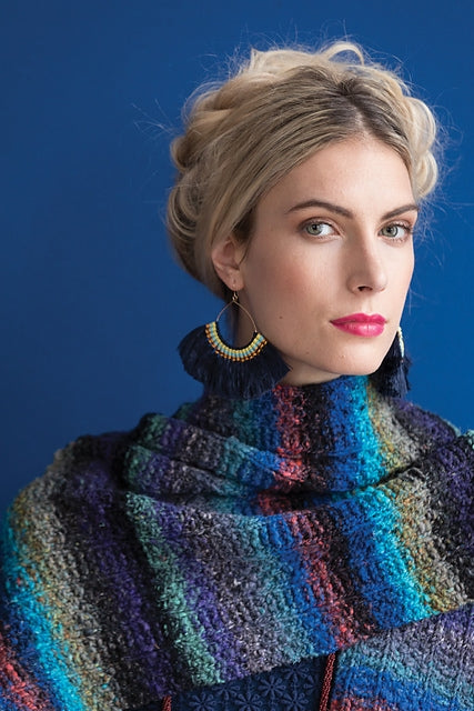 A Noro Taiyo Pattern - Kimono Ruana #17 (PDF)