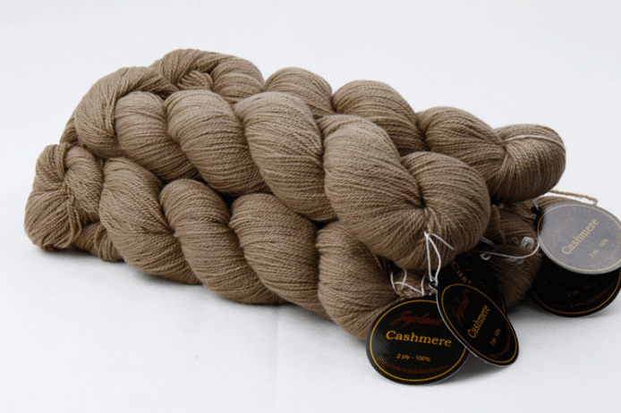 Jojoland 2-Ply Cashmere - Natural Brown (Color #2-101)