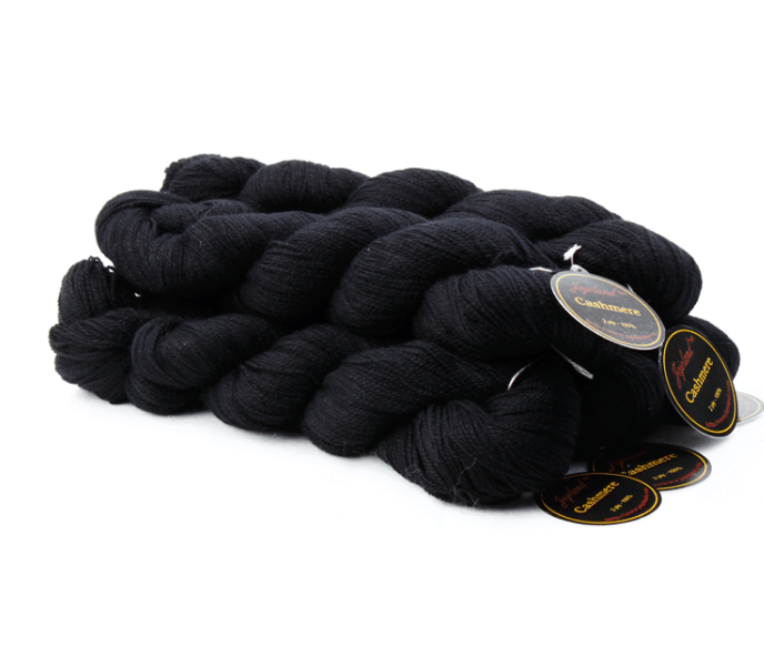 Jojoland 2-Ply Cashmere - Black (Color #2-102)
