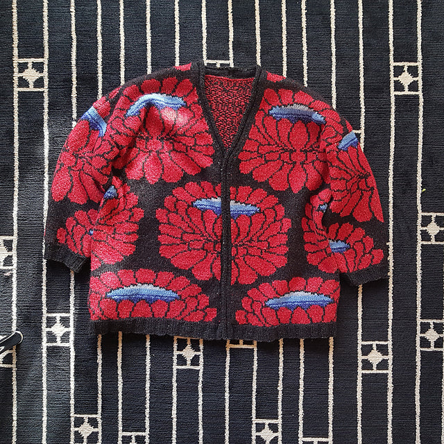 A Rowan Felted Tweed Pattern - Big Flower Jacket (PDF)