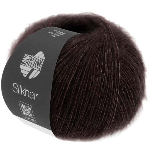 Lana Grossa SilkHair - Tar (Color #209)