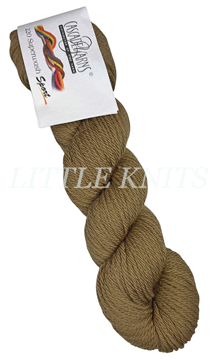 Cascade 220 Superwash Sport - Old Gold (Color #262) - FULL BAG SALE (5 SKEINS)