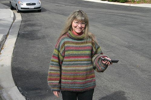 A Rowan Kidsilk Haze Pattern - Earth Stripe Tunic (PDF)