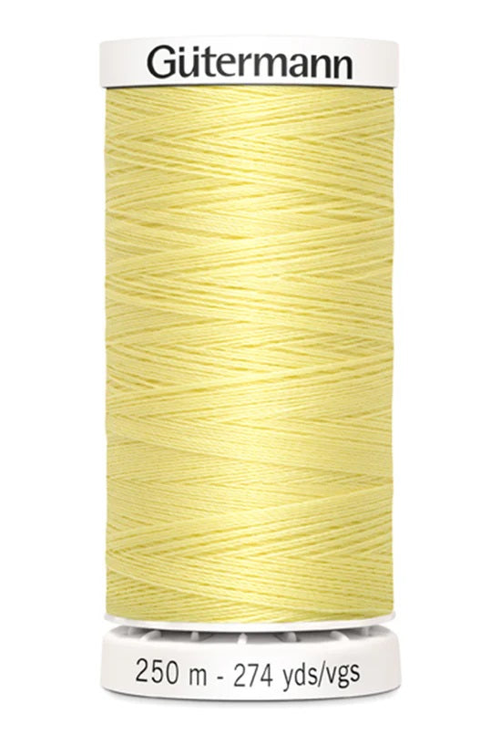 Gutermann Sew-All Polyester Thread 250 m (274 yards) - Cream (Color #805)