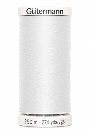 Gutermann Invisible Nylon Thread - Color #111 White (Item #252M) on sale at Little Knits