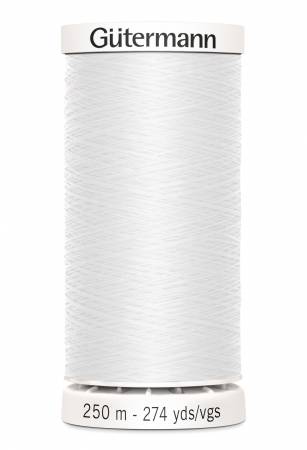 Gutermann Invisible Nylon Thread - Color #111 White (Item #252M) on sale at Little Knits