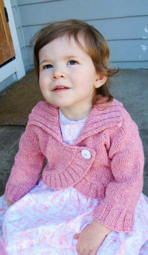 Knitting Pure and Simple - Children's Neckdown Bolero (Print Pattern)