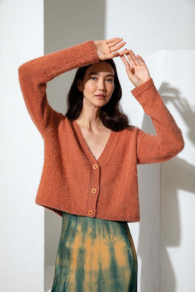 A Lang Aura Pattern - Cardigan 272-43 - AVAILABLE ON RAVELRY (LINK & DETAILS IN DESCRIPTION)
