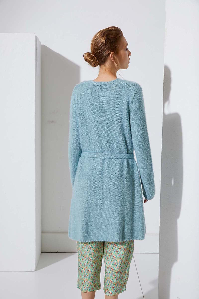 A Lang Aura Pattern - Long Cardigan 272-62 - AVAILABLE ON RAVELRY (LINK & DETAILS IN DESCRIPTION)