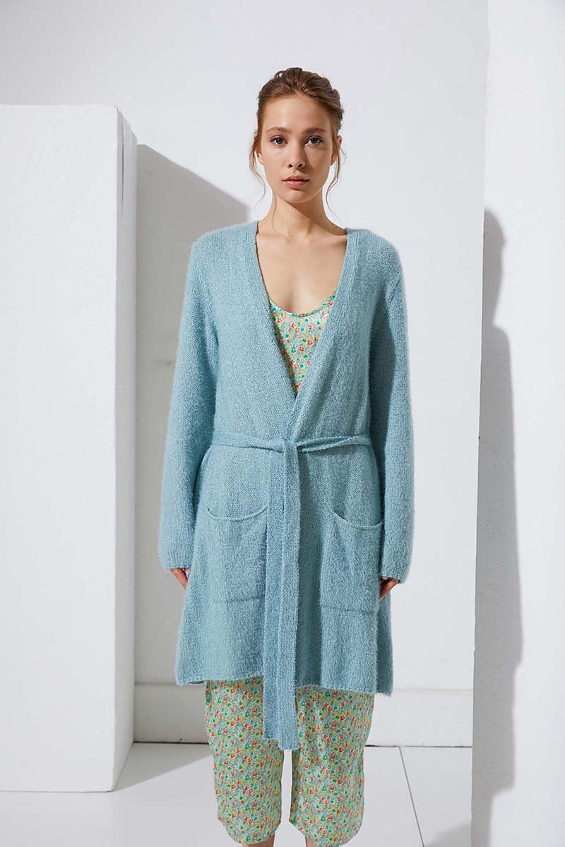 A Lang Aura Pattern - Long Cardigan 272-62 - AVAILABLE ON RAVELRY (LINK & DETAILS IN DESCRIPTION)