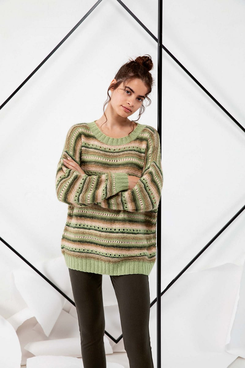 A Lang Regina Pattern - Sweater 276-36 - AVAILABLE ON RAVELRY (LINK & DETAILS IN DESCRIPTION)