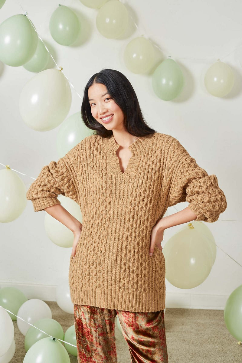 A Lang Regina Pattern - Sweater 278-07 - AVAILABLE ON RAVELRY (LINK & DETAILS IN DESCRIPTION)