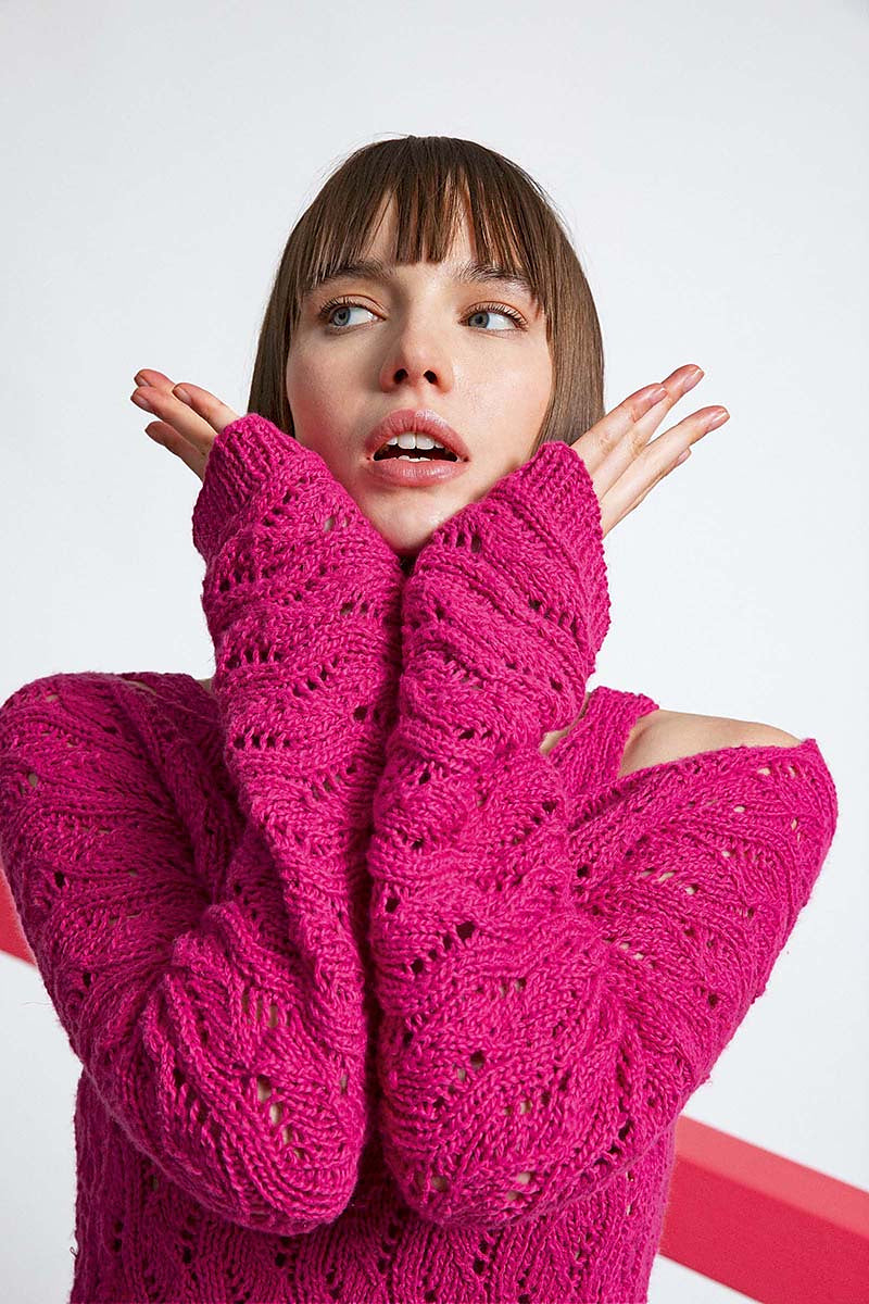 A Lang Ortica Pattern - Shrug/Bolero 280-10 - AVAILABLE ON RAVELRY (LINK & DETAILS IN DESCRIPTION)