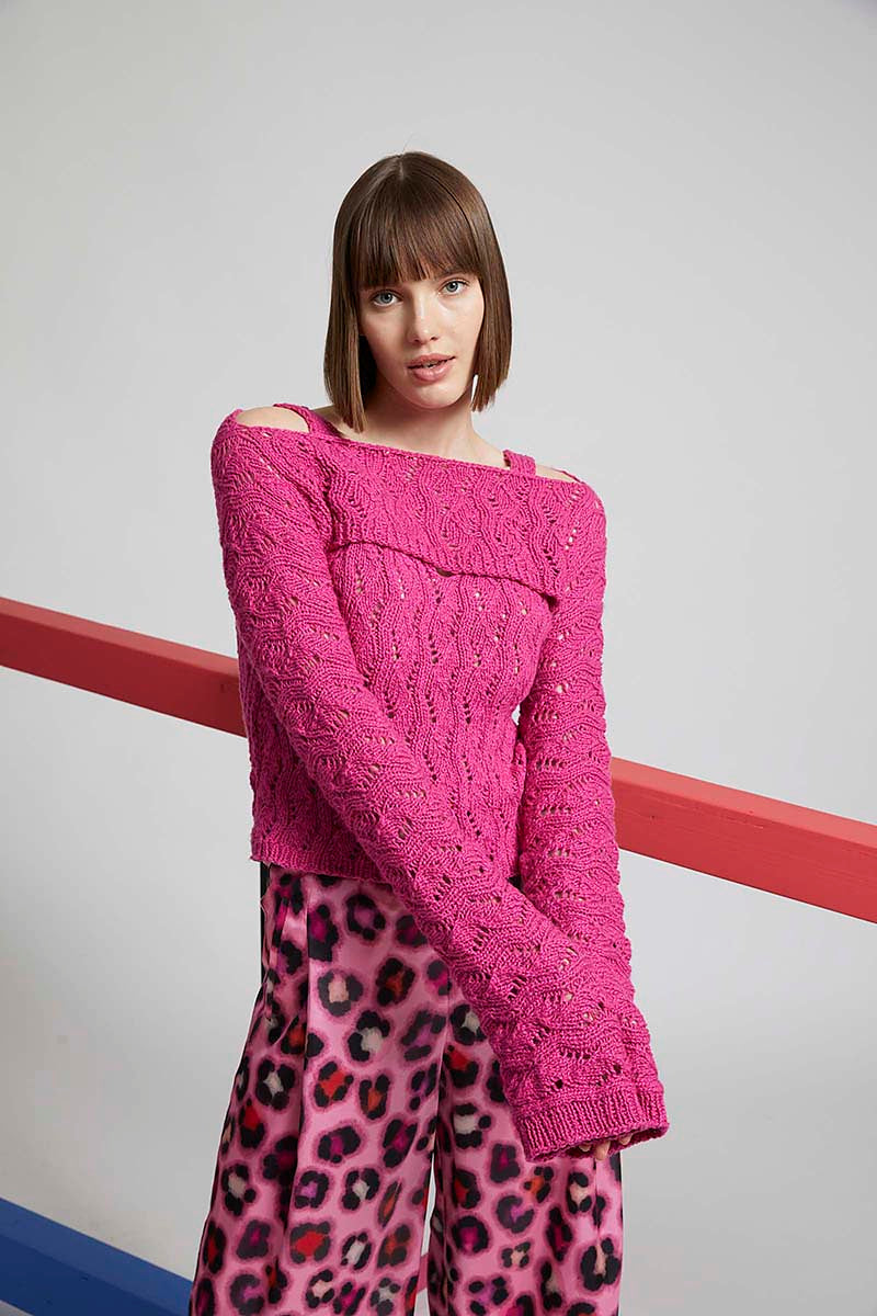 A Lang Ortica Pattern - Shrug/Bolero 280-10 - AVAILABLE ON RAVELRY (LINK & DETAILS IN DESCRIPTION)