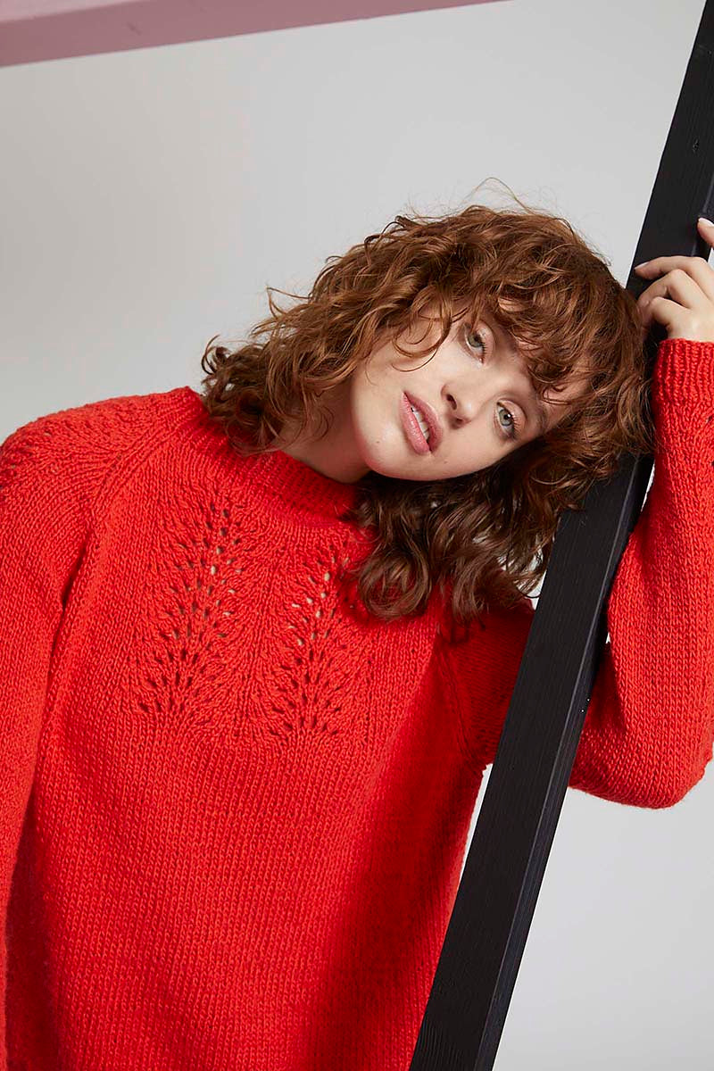 A Lang Ortica Pattern - Sweater 280-12 - AVAILABLE ON RAVELRY (LINK & DETAILS IN DESCRIPTION)