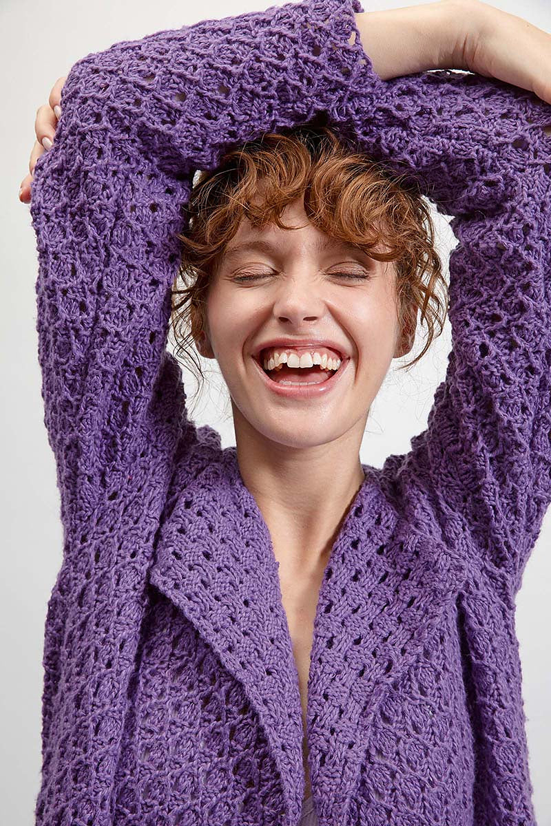 A Lang Ortica Pattern - Cardigan 280-43 - AVAILABLE ON RAVELRY (LINK & DETAILS IN DESCRIPTION)