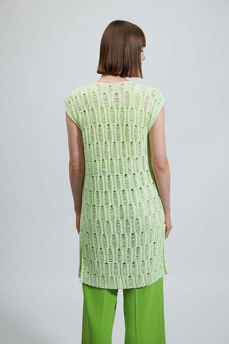 A Lang Ortica Pattern - Long Vest 280-58 - AVAILABLE ON RAVELRY (LINK & DETAILS IN DESCRIPTION)