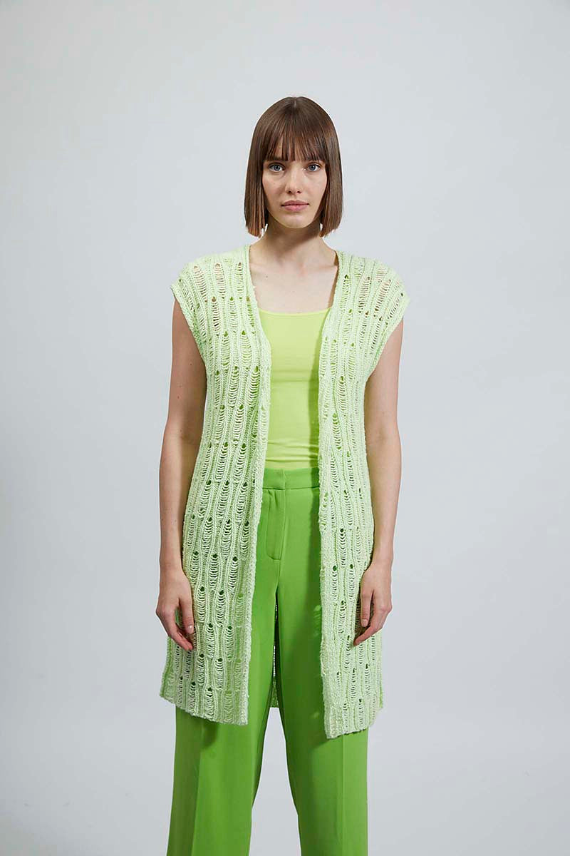 A Lang Ortica Pattern - Long Vest 280-58 - AVAILABLE ON RAVELRY (LINK & DETAILS IN DESCRIPTION)