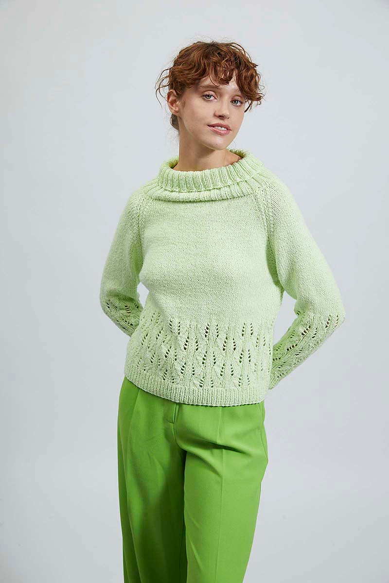 A Lang Ortica Pattern - Sweater 280-59 - AVAILABLE ON RAVELRY (LINK & DETAILS IN DESCRIPTION)