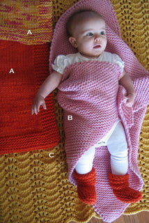 Knitting Pure and Simple - Bulky Baby Blankets & Booties