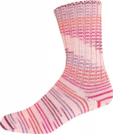 Supersocke Silk 4-Ply Style 343 - Strawberry Fields (Color #2879)