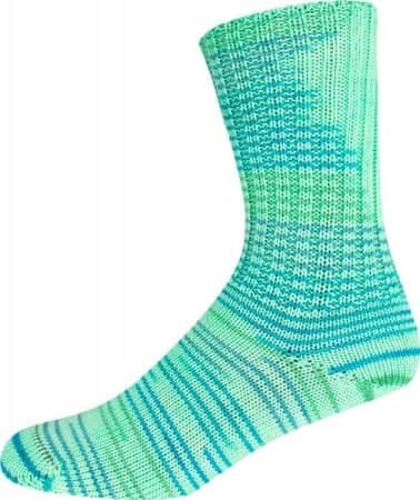 Supersocke Silk 4-Ply Style 343 - Minty Fresh (Color #2880)