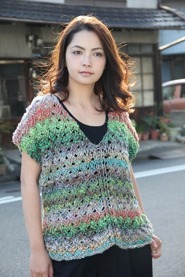 Cross Stitch Top (Free Download with a Noro Ginga purchase of 4 or more skeins)