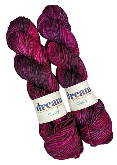 Dream in Color Classy - Wineberry - Dye Lot A (TWO SKEINS)